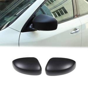 lot 10443 image: Heutamo Rear view Mirror Cover Compatible with Nissan Pathfinder 2013-2018,Rear View Mirror Cover Cap Molding Trim Exterior Accessories (Matt Black)