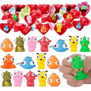 lot 11851 image: JOYIN 26 PCS V-Day Filled Hearts with Cards Filled with Popping Eyes Keychains for Kids Valentin Classroom Exchange, Party Favors, Gift Exchange, Game Prizes