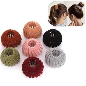 lot 12148 image: 7PCS Birds Nest Hair Clip Holder and Lazy Plate Hairpin for Thin Hair