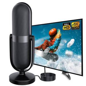 lot 12159 image: TV Antenna for Smart TV Indoor - 2024 Newest 4K Digital Portable HD Antenna with Signal Booster - Long 720 Miles Range, Supports All Local Channels - 33ft