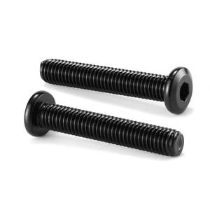 lot 12171 image: M6 x 45mm 10Pcs Flat Head Hex Socket Cap Screws Bolts, 304 Stainless Steel 18-8, Full Thread, Black Oxide by SG TZH (with Hex Spanner)