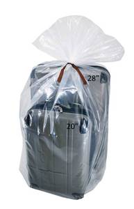 lot 12191 image: Wowfit 5 CT 40x60 inches Extra Large Clear Plastic Bags Perfect for Car Seat, Luggage, Suitcase, Stroller, Chair, Kids Bike and Attic Storage (2 Mil Flat Bags, Include 5 Ties)