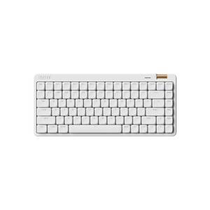 lot 12244 image: Flow Lite 84 Keys Low Profile Mechanical Keyboard, 75% Swappable Rechargeable Wireless Keyboard with 2.4G Receiver, Bluetooth and Wired Connection for Windows, MacSpector Linear Switches (Off-White) - Retail $112.29