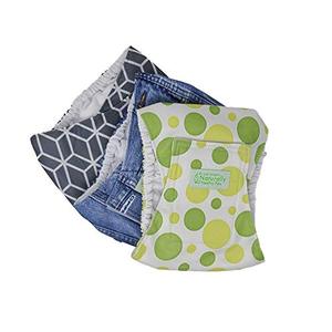 lot 12250 image: Dr. Judy Morgans Naturally Healthy Pets Washable Male Dog Diaper Belly Band wrap Print Colors (Small)