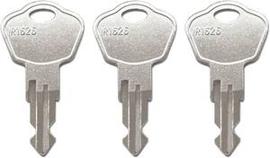 lot 12253 image: 3 Replacement Keys for Sentry Safe Key Code 3A2-3W2 Works Sentry Safe Model 1100 and 1170 Small Medium Chest Large File and More(3C2)