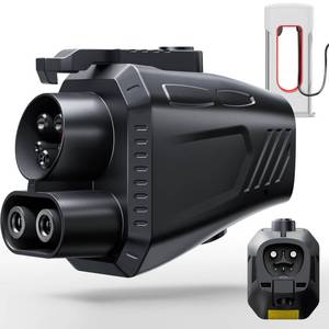 lot 12256 image: For Tesla Supercharger to CCS1 Charger Adapter, Max 500A 1000V Fast Charge Electric Vehicle Charging Adapter, NACS to CCS Compatible with Tesla Supercharger Adapter Fit for Most Ford, Rivian EVs - Retail $178.67