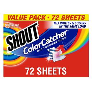 lot 12258 image: Shout Color Catcher Dye-Trapping Sheets 72 Sheets