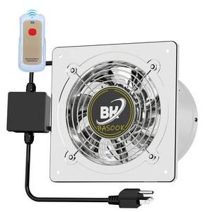 lot 3902 image: 8-Inch Through Wall Kitchen Exhaust Fan - 576 CFM with Wireless Remote Control - Strong Indoor Signal (100Ft), Easy Installation - Ideal for Kitchen, Bathroom, Warehouse, Poultry Farm, Attic, and More