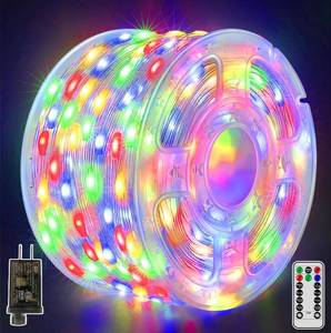 lot 4042 image: shineshine Christmas Lights 1000LED 328FT, IP67 Waterproof Outdoor String Lights with Remote and Timer 8 Modes, Outdoor Christmas Lights Holiday Xmas Yard Wedding Party Decor (Multicolor)