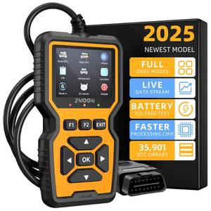 lot 4073 image: ZMOON ZM201 Professional OBD2 Scanner Diagnostic Tool, Enhanced Check Engine Code Reader with Reset OBDIIEOBD Car Diagnostic Scan Tools for All Vehicles After 1996, 2025 Upgraded