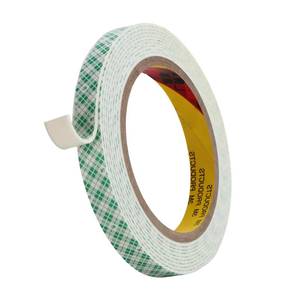 lot 4428 image: 3M Double Sided Foam Tape 4026 0.5 x 10Ft 1 Pack White Double Coated Urethane Adhesion Polyurethane Tape for Bonding Attaching Mounting Interior Signage Nameplates DIY Card