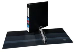 lot 5634 image: Avery Heavy-Duty Binder with 1.5-Inch One Touch EZD Ring, Black (79991)