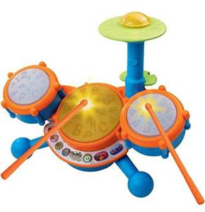 lot 5659 image: VTech KidiBeats Kids Drum Set, Orange