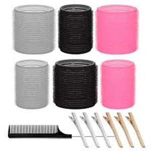 lot 12141 image: Artirnanog Self-Grip Hair Rollers Set - 6 Pieces