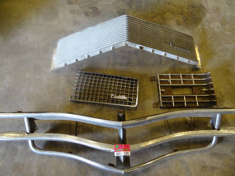 lot 8380 image: Lot of Cadillac Grilles, a Misc. Grille & a Misc. Part