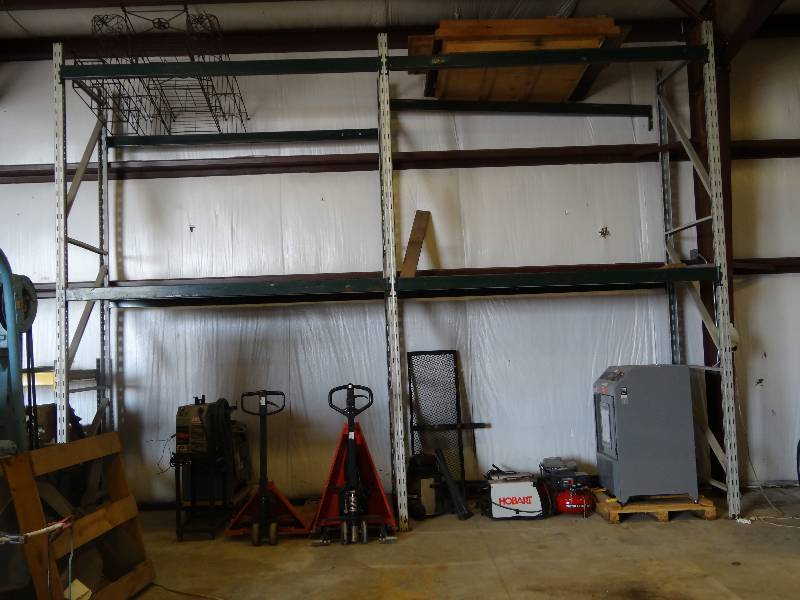 lot 3460 image: 2 Sections of Pallet Racking