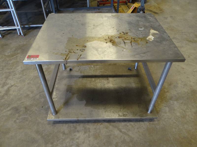 lot 8446 image: Stainless Steel Work Cart