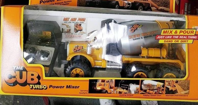 lot 1001 image: The Cub Power Mixer, See pix for detail, New Bright # 2195,  has not been tested but NIB