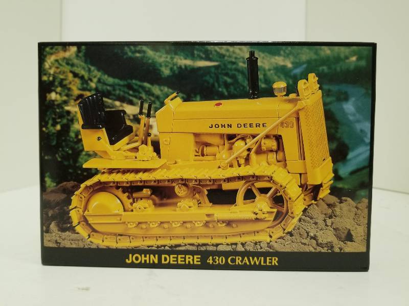 lot 1025 image: Ertl John Deere 430 Crawler, 116 scale, #481TA, National Toy Truckin Construction Show.  NIB