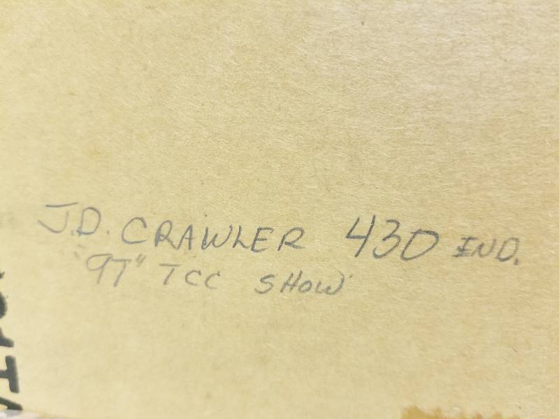 lot 1026 image: Ertl John Deere 430 Crawler, 116 scale, #481TA, National Toy Truckin Construction Show.  NIB & Shipping Box