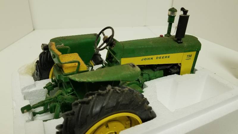 lot 1038 image: Precision Classics Model 730 Diesel Tractor, 116 scale, #5766.  In Box, Hand Clutch there but broke, needs cleaning