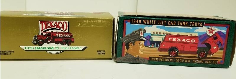 lot 1080 image: Texaco 1930 and 1949 Tanker banks