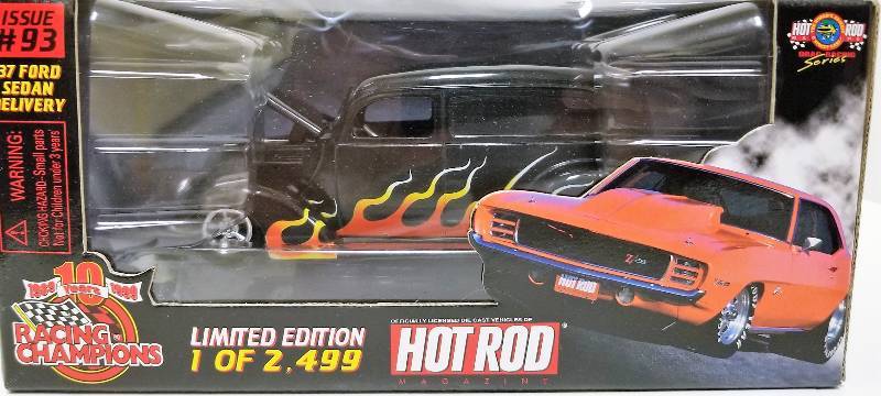 lot 1112 image: Racing Champions, 1937 Ford Sedan Delivery, 1 of 2499, 124 scale, NIB