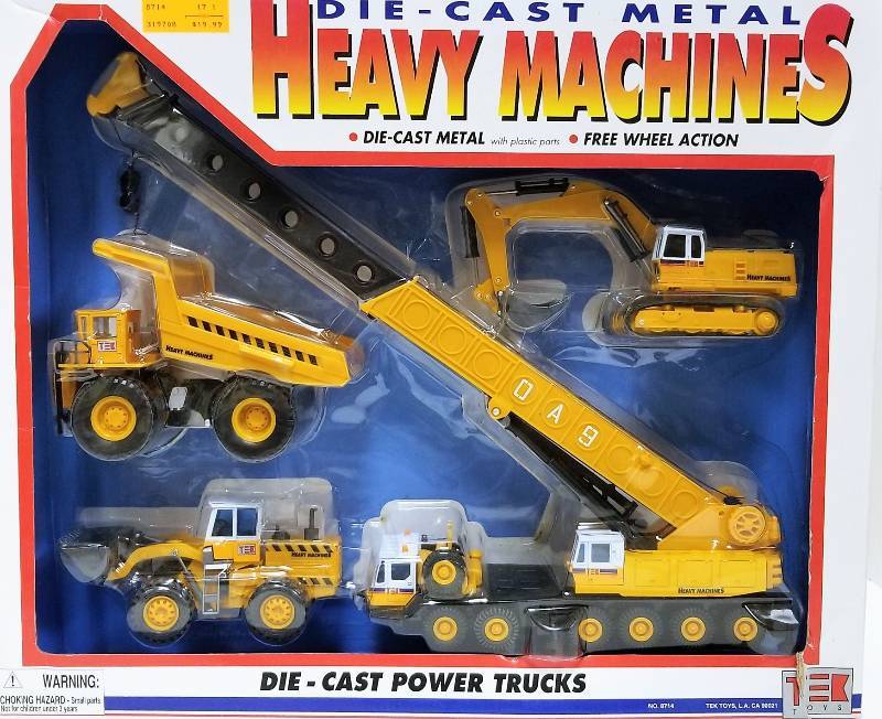 lot 1133 image: Heavy Machine Set, 4 construction pieces,  NIB, see pix