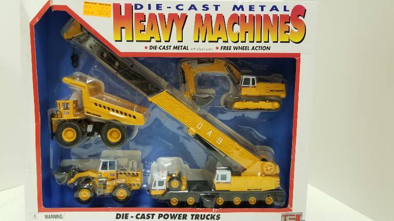 lot 1143 image: Heavy Machine Set, 4 construction pieces,  NIB, see pix
