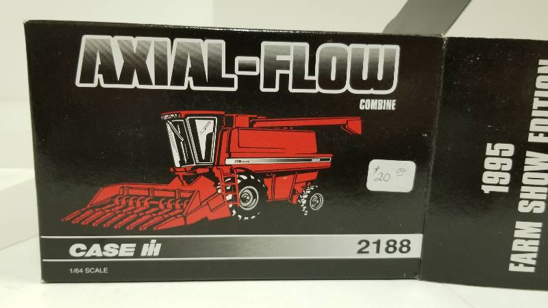 lot 1204 image: Ertl 1995 Farm Show Edition  CaseIH 2188 Axial-Flow Combine, 164 scale, # 4607MA
