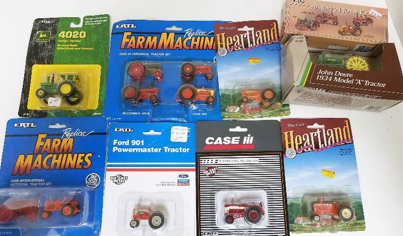 lot 1212 image: Case Ford John Deere 164 scale get whole lot for 1 money