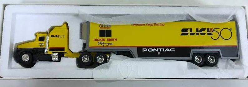 lot 1240 image: Slick50 Racing Transporter Collector Series III Semi, 164 scale, See Pix for Detail, NIB