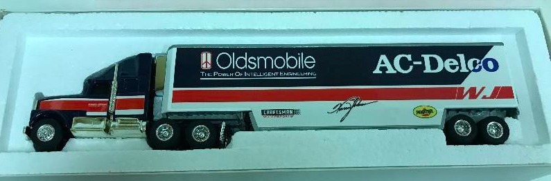 lot 1241 image: Pro-Stock Transporter Collectors wCertificate, AC-Delco Semi, 164 scale, See Pix for Detail, NIB