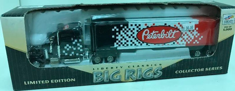 lot 1250 image: Liberty Classics Big Rigs Series, Peterbilt Semi, 164 scale, 1 of 5000, See Pix for detail, NIB