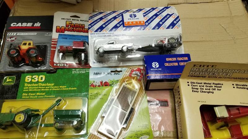 lot 1222 image: Case  John Deere  New Holland  International Harvester Mini Toys, Inc.   164