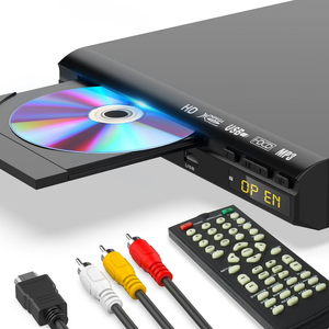 lot 2646 image: HD DVD Player, CD Players for Home, WONNIE DVD Players for TV with HDAVCoaxial Output &USB Input, Built in PALNTSC System,Breakpoint Memory, HDMI and RCA Output Cable Included