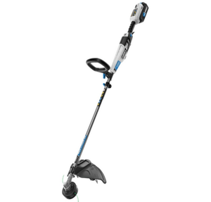 lot 2650 image: HART 40-Volt Cordless Attachment Capable 15-inch String Trimmer Kit (1) 4.0Ah Lithium-Ion Battery - Retail $196.00