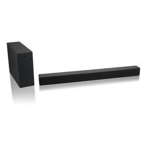 lot 2651 image: onn. 32 2.1 Soundbar with 2 Speakers & Wireless Subwoofer - Retail $89.00