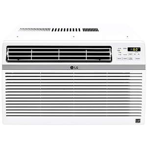 lot 2670 image: LG 8.000 BTU 340 p�s quadrados Ar condicionado de janela, branco - Retail $279.00