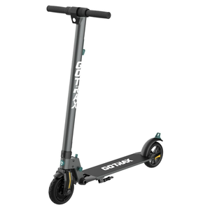 lot 2675 image: GOTRAX G2Plus Foldable Electric Scooter for Adult Teens Age of 8 with 6 Tires, 200W 12mph, Gray - Retail $198.00