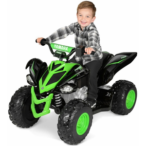 lot 2685 image: 12V Yamaha Raptor ATV Powered Ride-on for Boys & Girls, Ages 3, up to 5 MPH - Retail $199.00