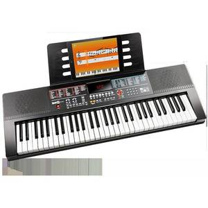 lot 3603 image: RockJam 61-Key Keyboard, Black - Retail $79.98