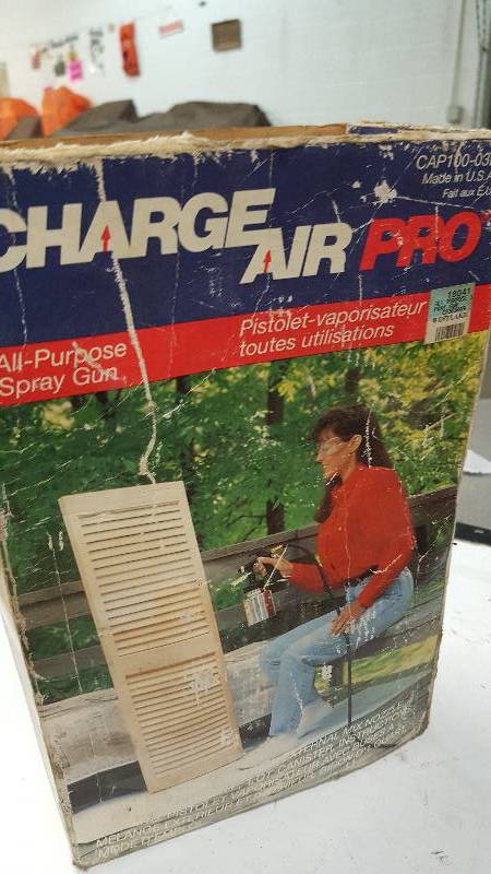 lot 1077 image: Cleaned last time it was used and very handy is this Air Pro all purpose spray gun