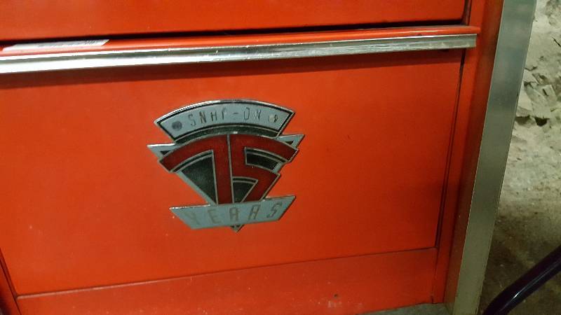 Snap On 7 drawer hang on tool cabinet that was featured during the