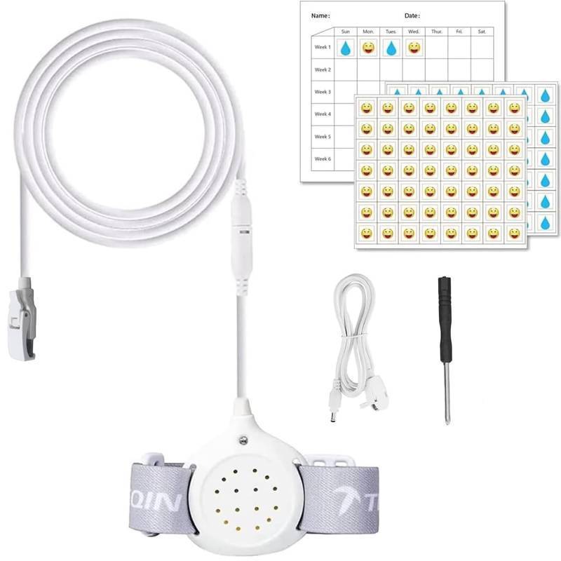 lot 4591 image: Bedwetting Alarm, Pee Alarm, Nighttime Bedwetting Sensor Monitors with High Sensitivity, 2 Working Modes, Loud Sound & Strong Vibration