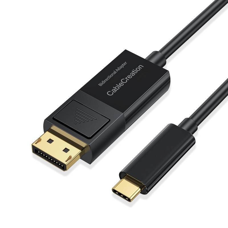 lot 4675 image: CableCreation 8K USB C to DisplayPort Cable 6FT HDR, 8K60Hz, 4K144Hz, 2K240Hz Type C Cable to DP 1.4 Compatible with Thunderbolt 34, iPhone 16 15 Pro Max Plus MacBook ProAir iPad XPS Galaxy S24