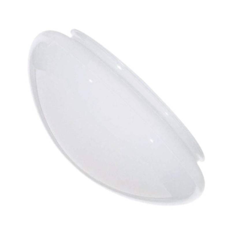 lot 5167 image: Satco 50-330 9.5-Inch Replacement Mushroom Glass Shade, 7-78 Inch Fitter, White (50330)
