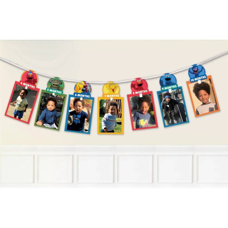 lot 6074 image: Vibrant Everyday Sesame Street Photo Banner - 12 (1 Pc.) - Durable &amp Eye-Catching Design - Perfect Party Decor for Kids Celebrations