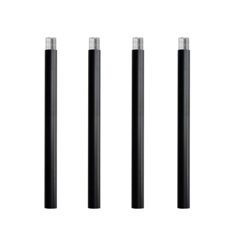 lot 2998 image: HALIGATE Matte Black M10 Threaded Extension Rod for Pendant Light, Island Lighting, Chandeliers,Lighting Fixture downrods & Stems,4 Inches