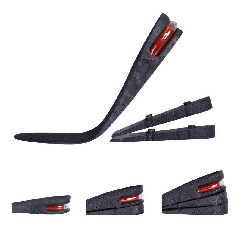 lot 1700 image: Height Increase Insoles for Men Women, 3 Layer 2.75 Air Cushion Shoe Lift Shoe Pad Kit Air Cushion Heel Inserts (2.75  7cm)